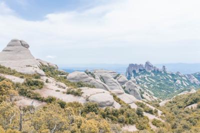 Breathtaking Shot of Sant Jeroni Mountain in Catalonia, Spain – Free Download