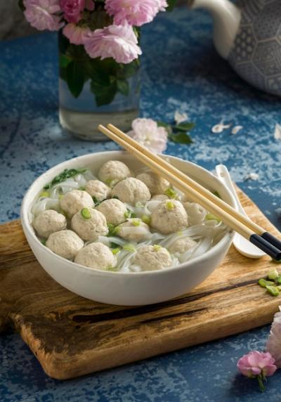 Delicious Bakso Bowl Assortment – Free to Download