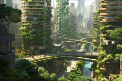 Dynamic Eco City Environment: Free Stock Photo for Download