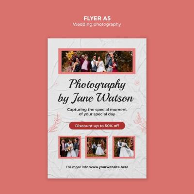 Wedding Photographer Template Design – Free Download