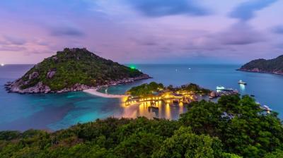 Stunning Viewpoint of Koh Nangyuan Island in Surat Thani, Thailand – Free Download