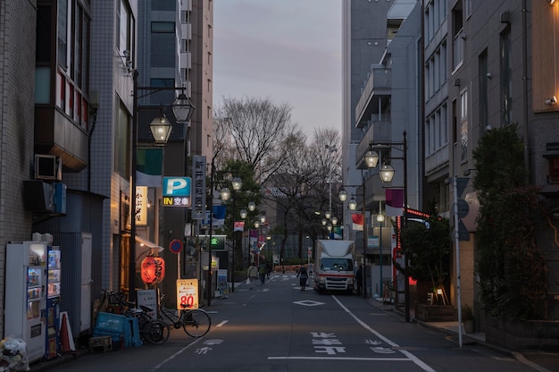 Urban Street Scene Featuring People Walking – Free Download