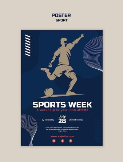 Sport Template Design for Active Projects – Free Download