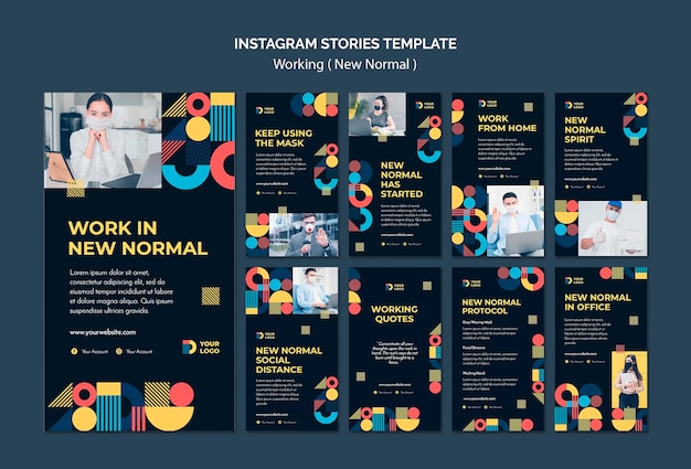 New Normal Ways of Working for Instagram Stories – Free Download