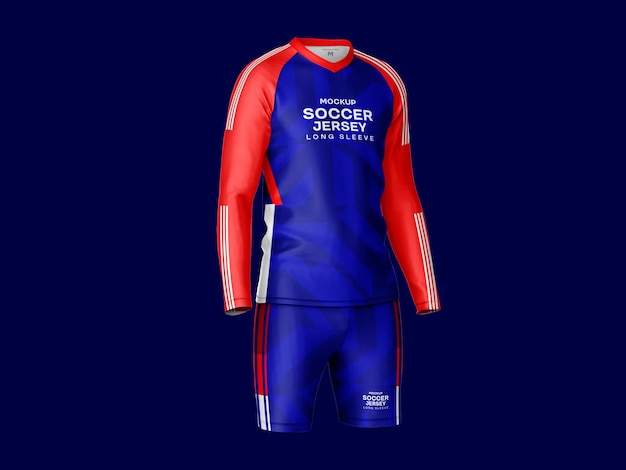 Goal Keeper Jersey Kit Mockup – Free Download