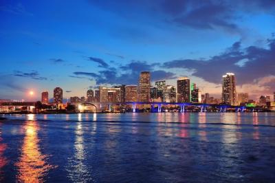 Miami Night Scene – Free Download of Stunning Stock Photos