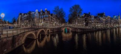 Illuminated Bridge Over River at Night – Free Stock Photo, Download for Free