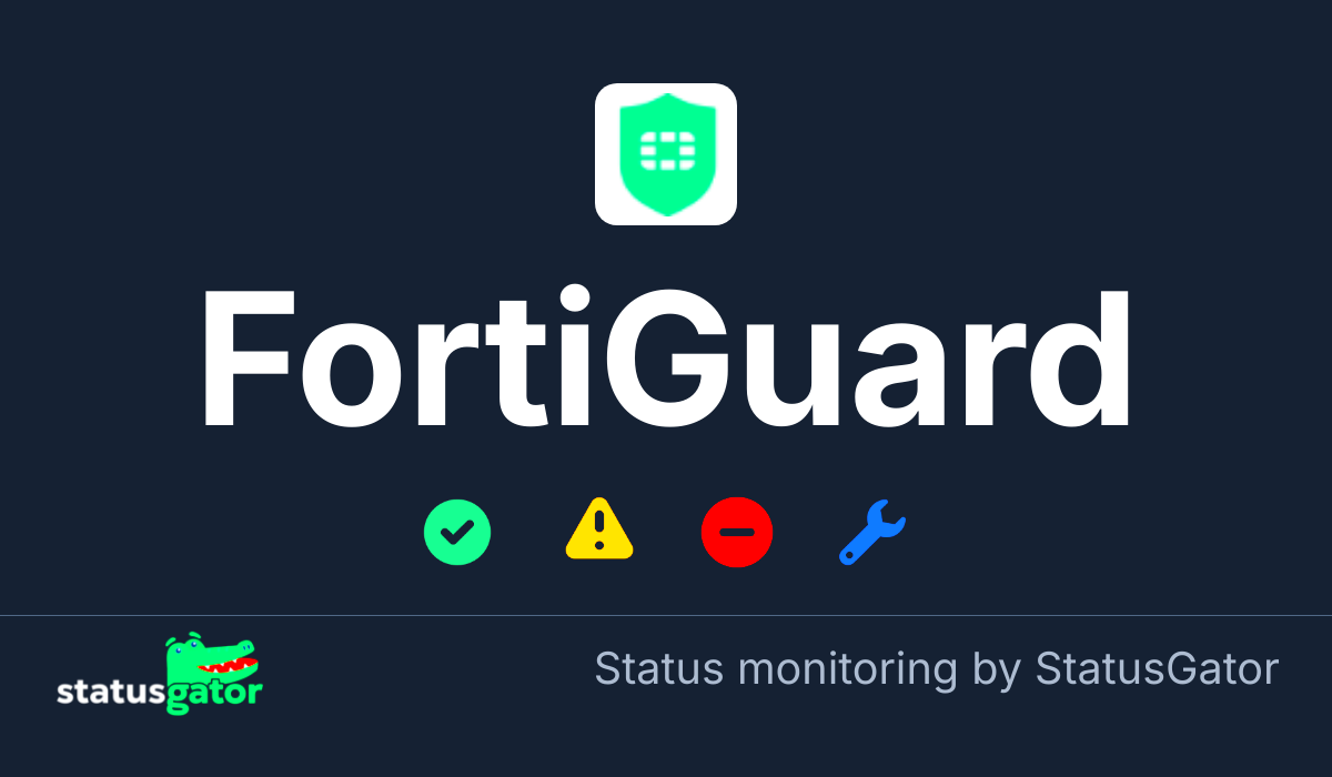 FortiGuard Status Check if FortiGuard is down or having problems 