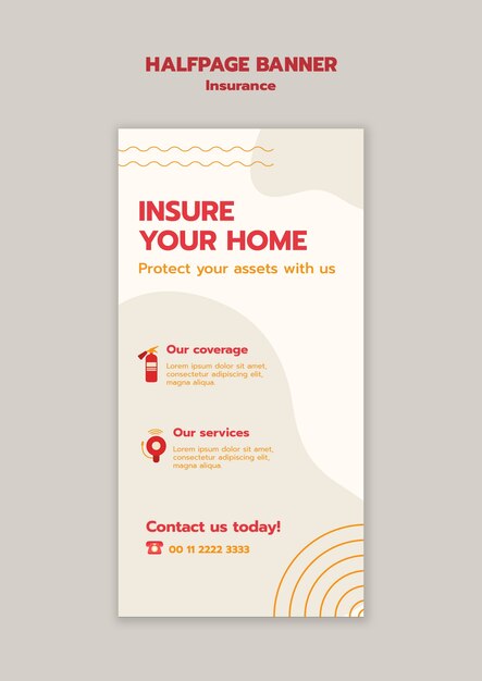 Insurance Template Design – Free Download