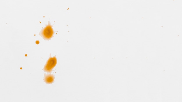 Orange Watercolor Stain on Paper Texture – Free Download