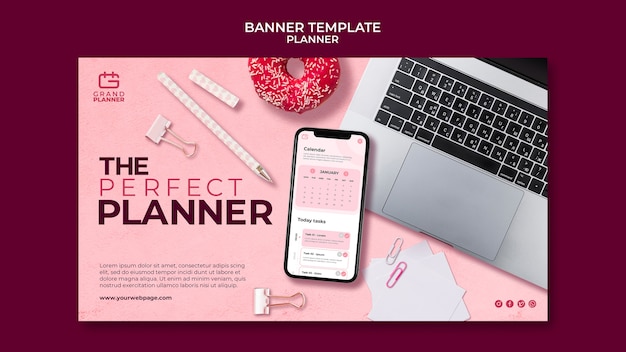 Realistic Planner Template for Creative Projects – Free Download