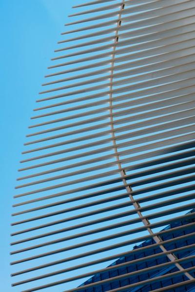 Architectural Modern Structure Against a Blue Sky – Free Download