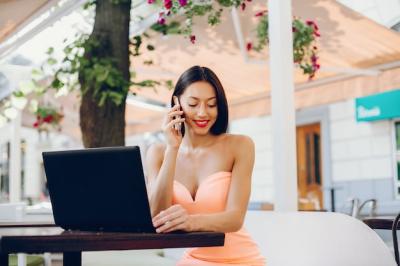 Elegant Lady with Laptop – Free Stock Photo, Download Free