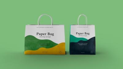 Paper Bag Design Isolated Mockup – Free Download