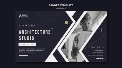 Architecture Concept Banner Template – Free Download