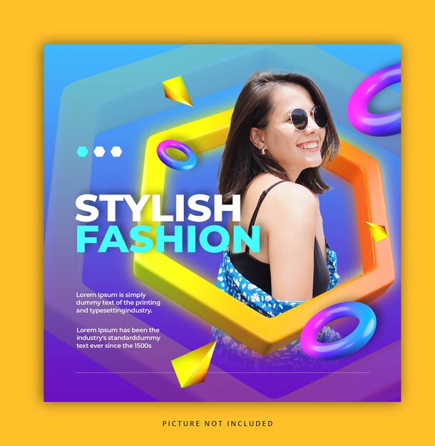 Colorful Social Media Instagram Template – Free Download