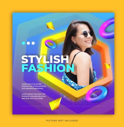 Colorful Social Media Instagram Template – Free Download