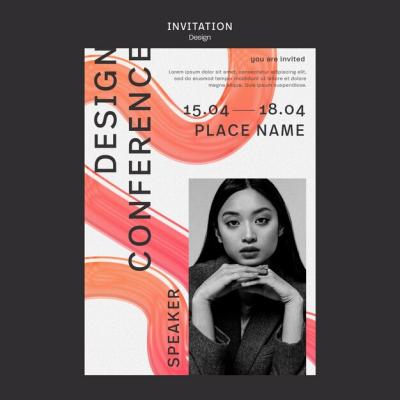 Design Conference Invitation Template – Free Download