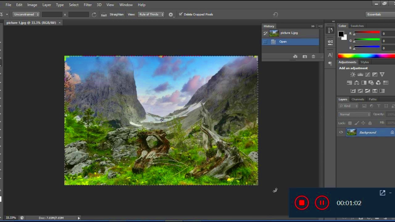 HOW TO OPEN AN IMAGE IN ADOBE PHOTOSHOP YouTube