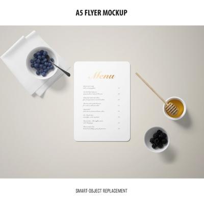 A5 Flyer Mockup – Free Download, Download Free Stock Photo