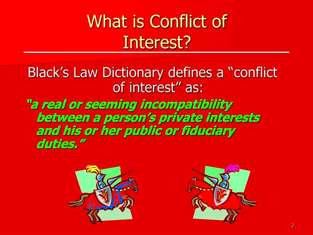 PPT Conflicts of Interest PowerPoint Presentation free download ID 