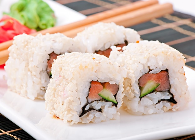 Authentic Fresh Japanese Sushi Rolls – Free Download