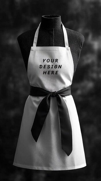 White Apron Mockup – Free Download, Free Stock Photo