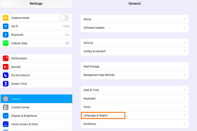 How to Change Language