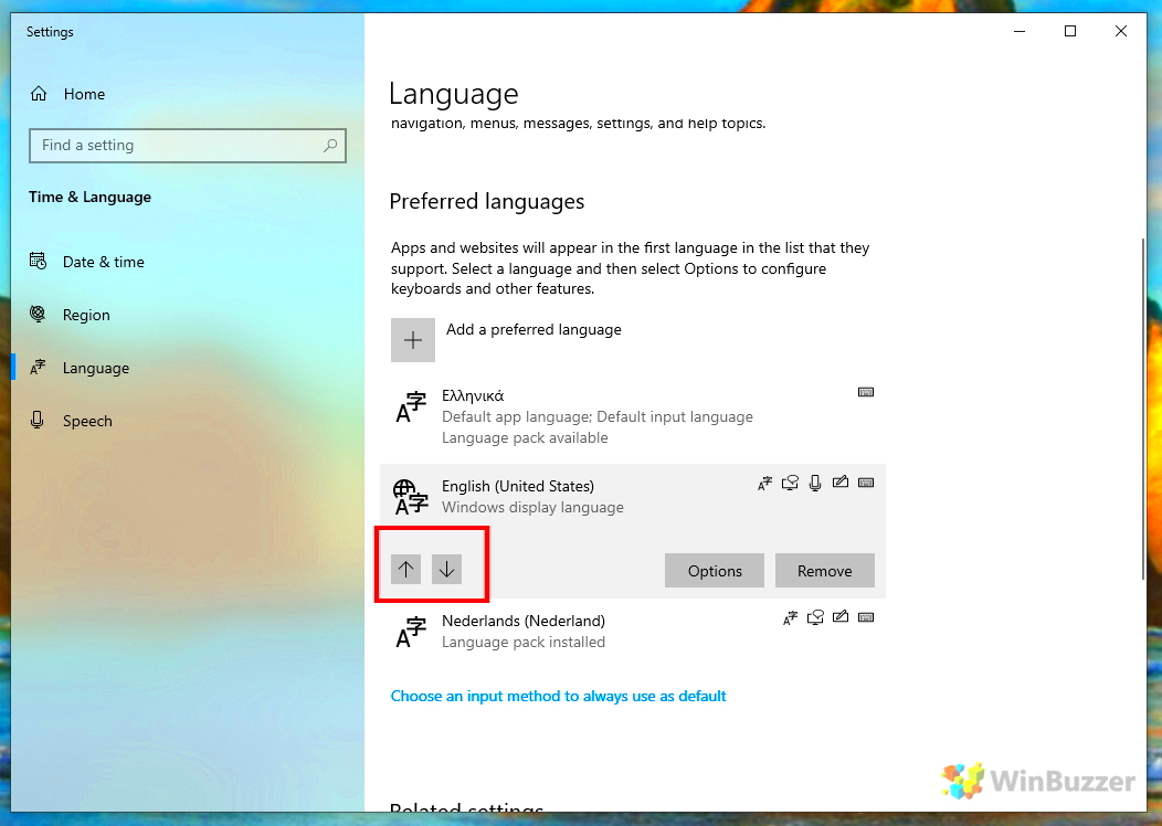 Windows 10 How to Change Display Language or Keyboard Language