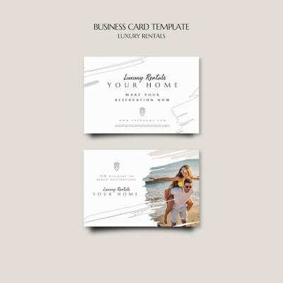 Luxury Rental Business Card Template – Free Download