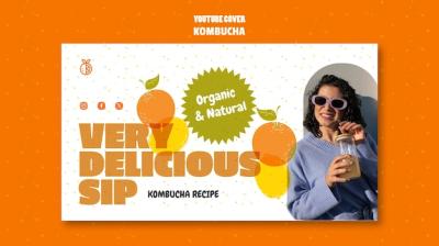 Kombucha Template Design – Free Download