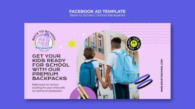 Back to School Season Social Media Promo Template – Free Download