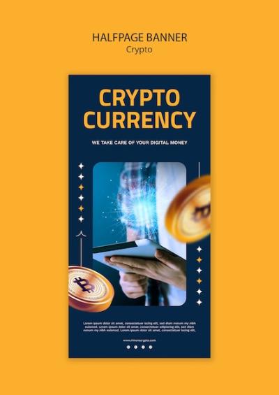 Crypto Template Design: Download Free Stock Photo for Your Projects