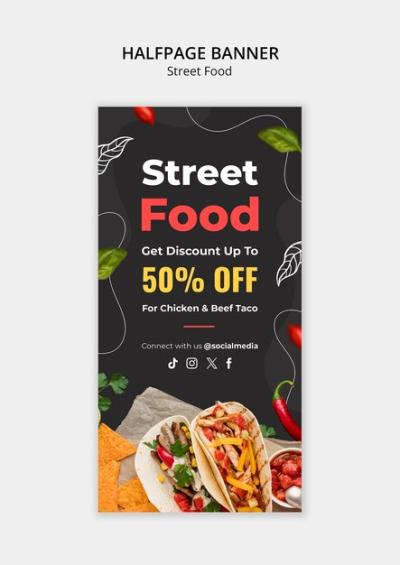 Delicious Street Food Template – Free Download