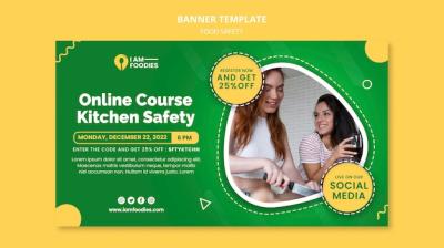 Food Safety Banner Design Template for Free Download