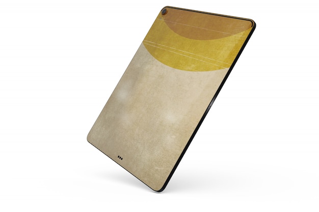 Tablet Skin Mock-up Isolated – Download Free Stock Photo