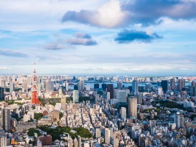 Beautiful Tokyo Architecture and Buildings Featuring the Iconic Tokyo Tower – Free Download