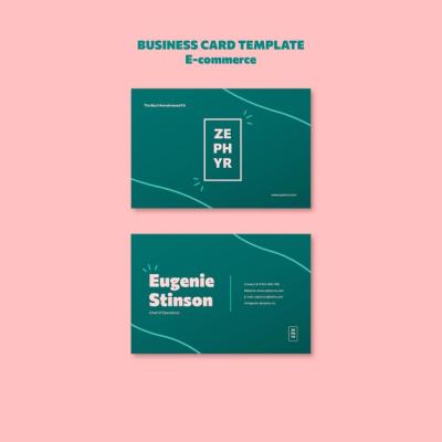 Ecommerce Business Card Template – Free to Download