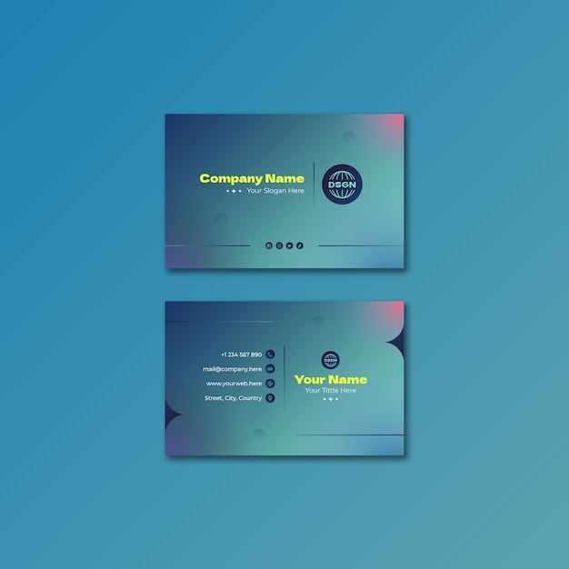 Gradient Design Template for Creative Projects – Free Download