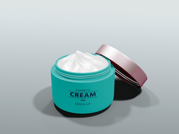 Cosmetic Cream Jar Beauty Mockup – Download Free Stock Photo