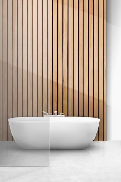 Japandi Bathroom Interior Mockup PSD – Free Download