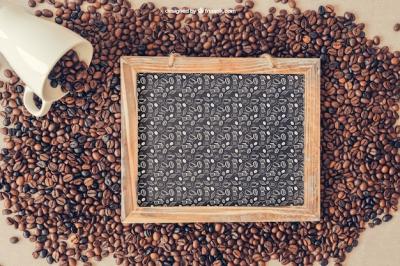 Slate on Coffee Beans – Free Stock Photo for Download