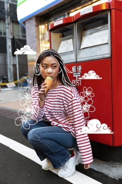 Woman Enjoying Ice Cream – Free Stock Photo, Download for Free