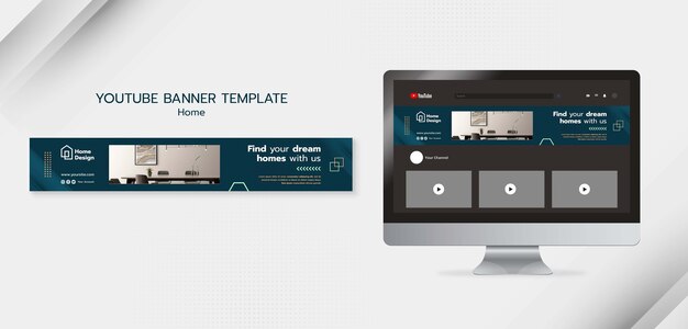 Flat Design Interior Design Template – Free Download