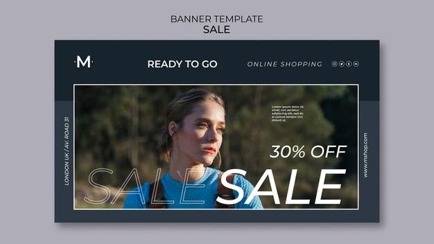 Fashion Sale Banner Template – Free to Download, Free Stock Photo