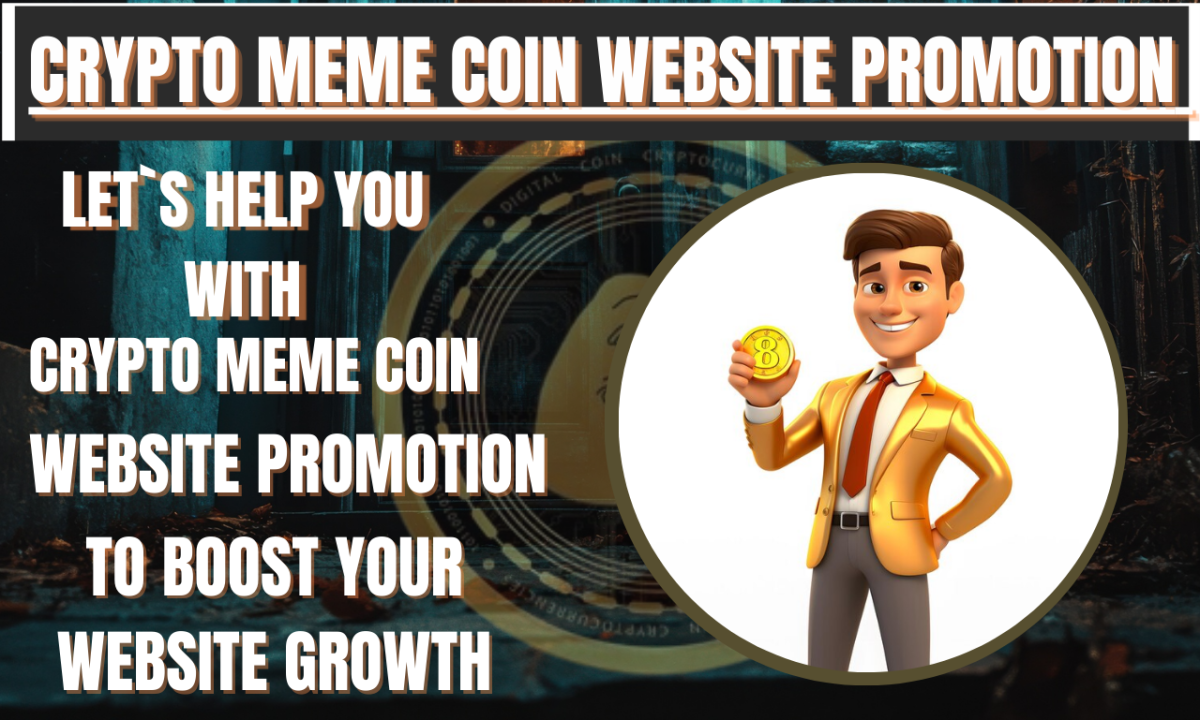 I Will Promote Your Crypto Meme Coin Website to Boost Website Growth