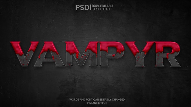 Blood and Black Text Effect – Free Stock Photo, Download for Free