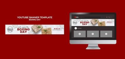 Flat Design Boxing Day Template – Free Download