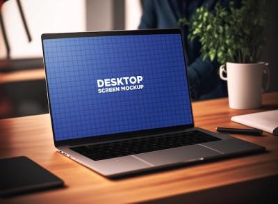 Laptop Screen Mockup Design for Your Projects – Free Download