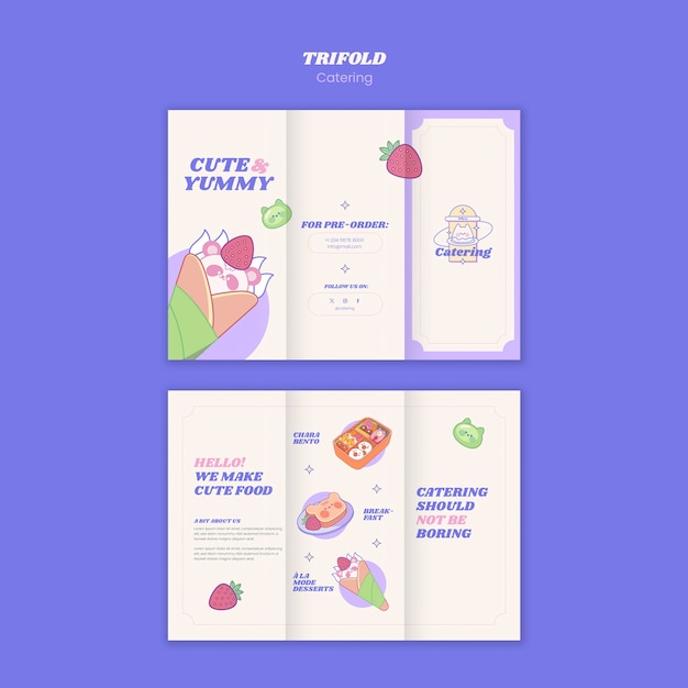 Catering Template Design: Free to Download High-Quality PSD Files